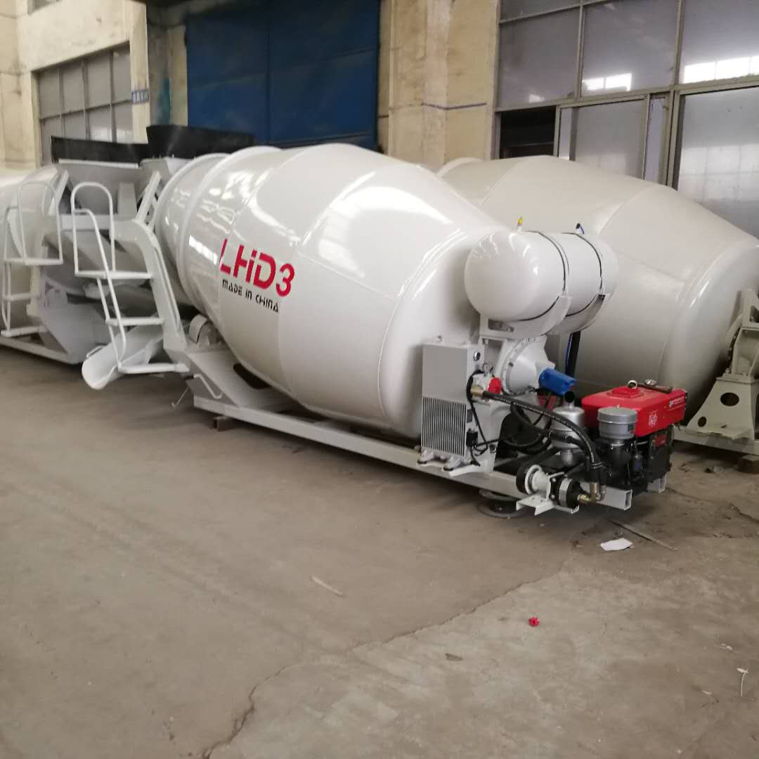 出口越南2方混凝土攪拌柴油機(jī)罐試機(jī)